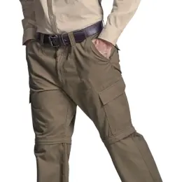 Mens Oliver Zip Off Cargo Pants Close Up Pockets